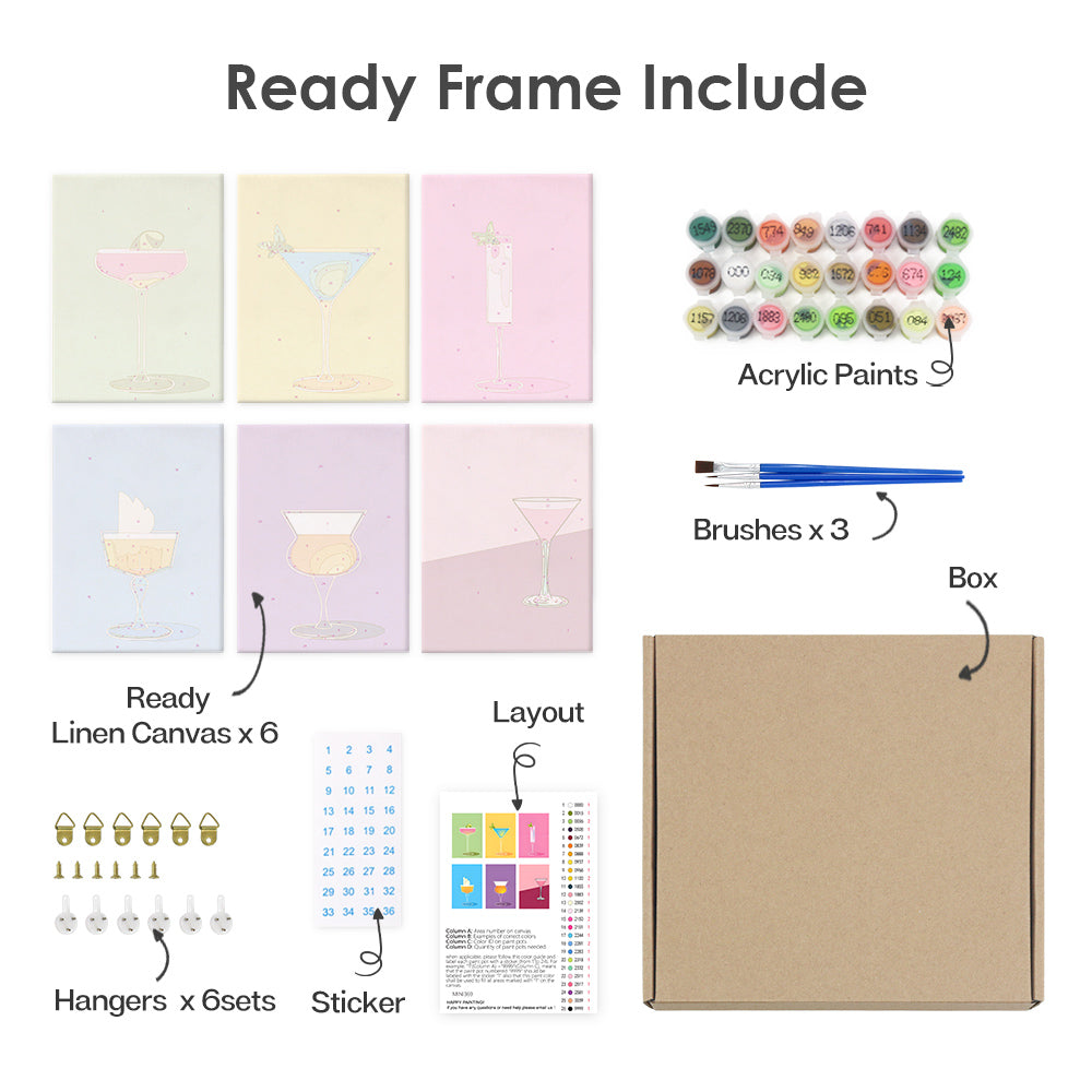 Tekuté umenie (sada 6 ks)