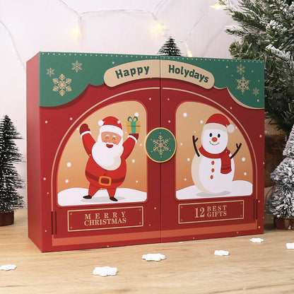 Kreatívna darčeková krabica Adventný kalendár IV