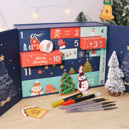 Kreatívna darčeková krabica Adventný kalendár I