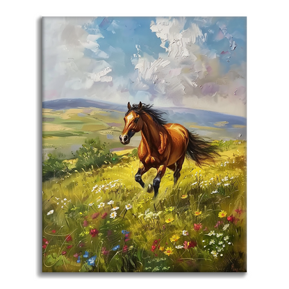 Maľovanie podľa čísel - Kôň