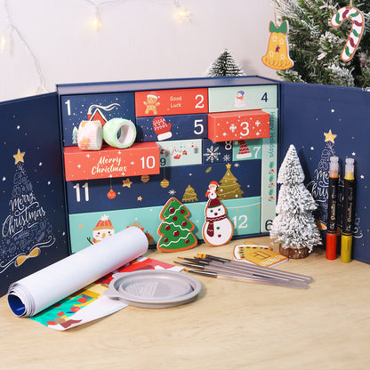 Kreatívna darčeková krabica Adventný kalendár I