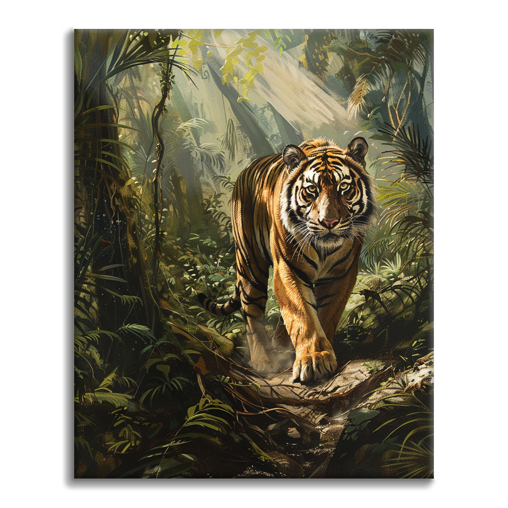 Maľovanie podľa čísel - Bengálsky tiger