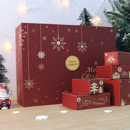 Kreatívna darčeková krabica Adventný kalendár II