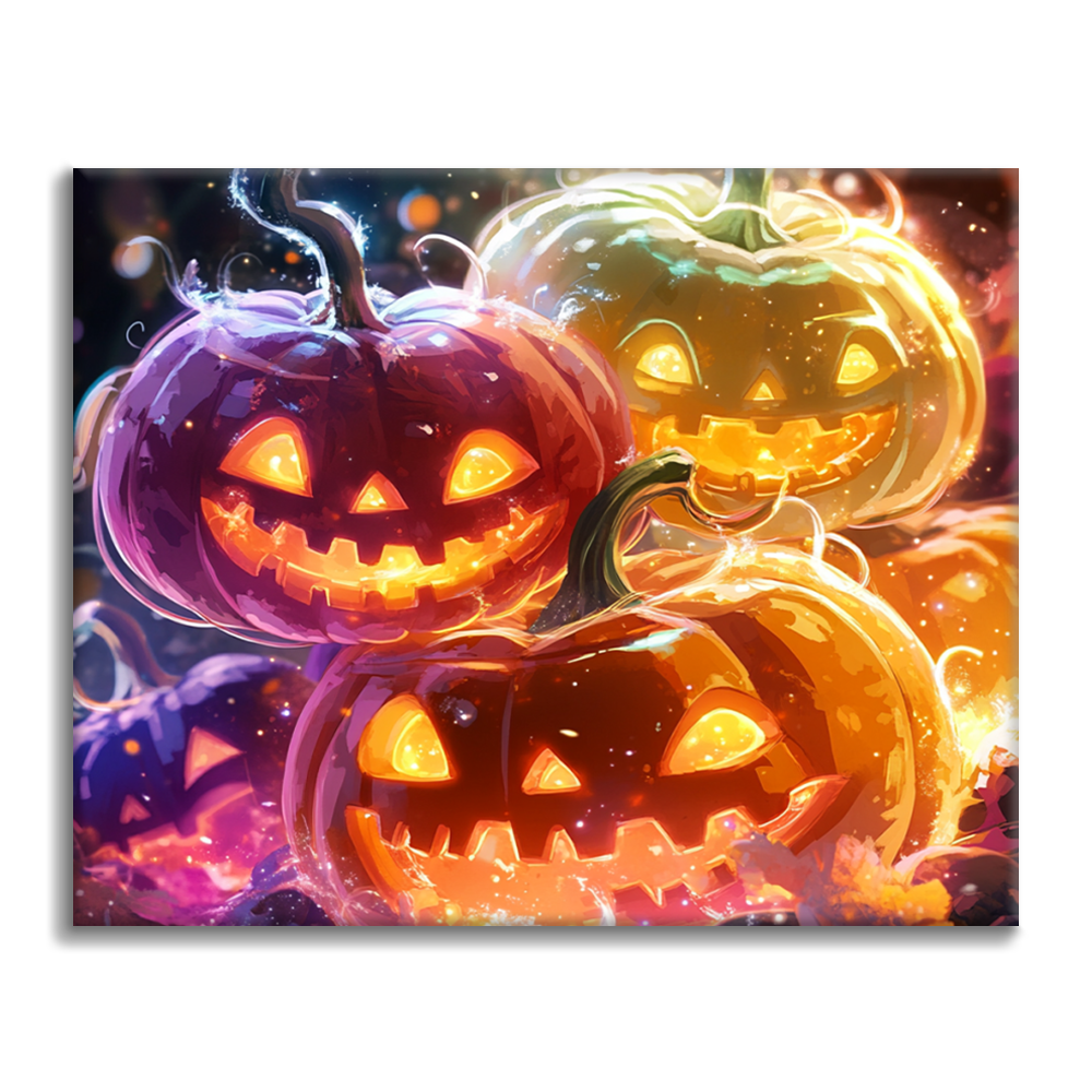 Maľovanie podľa čísel - Jack Lantern