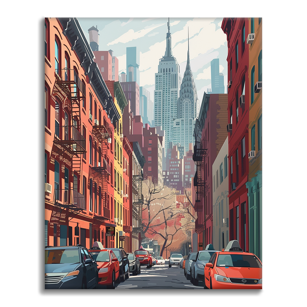 Maľovanie podľa čísel - New York