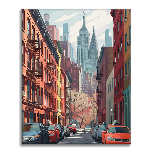 Maľovanie podľa čísel - New York