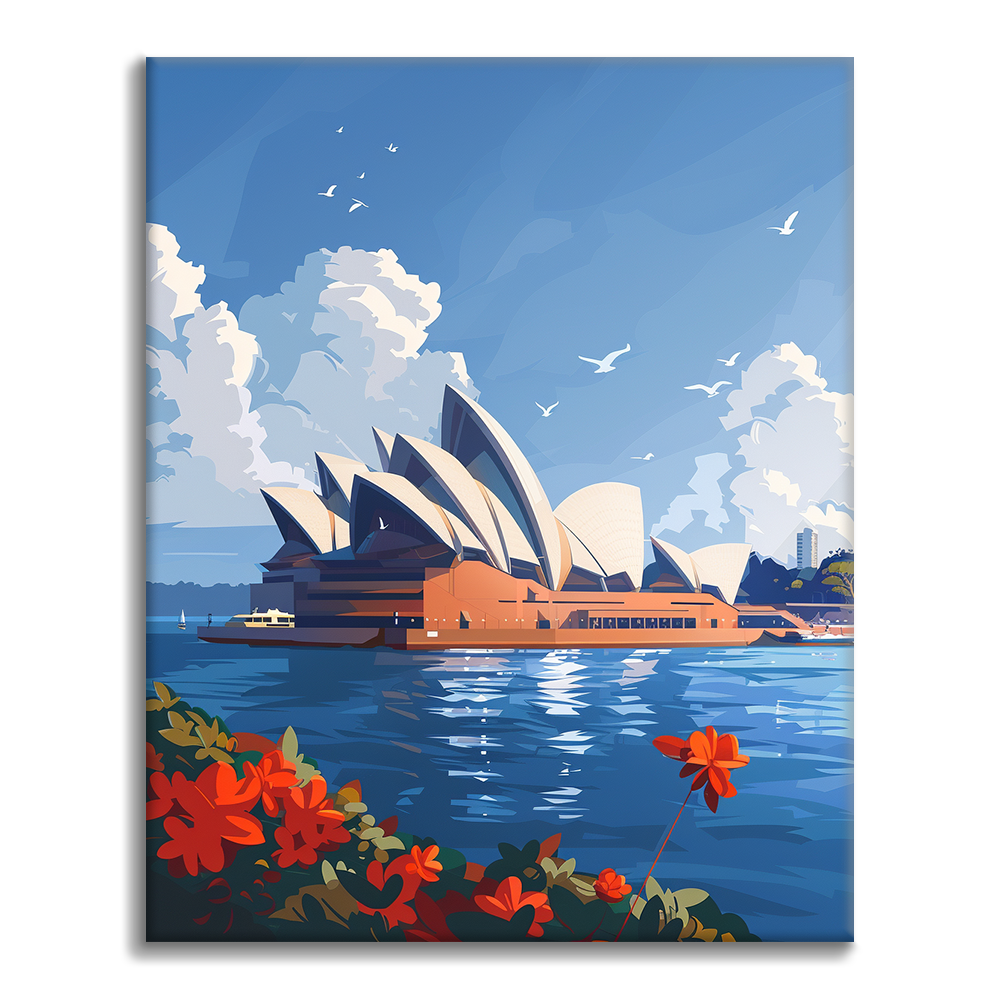 Maľovanie podľa čísel - Sydney