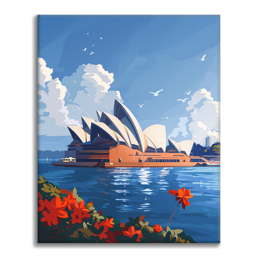 Maľovanie podľa čísel - Sydney