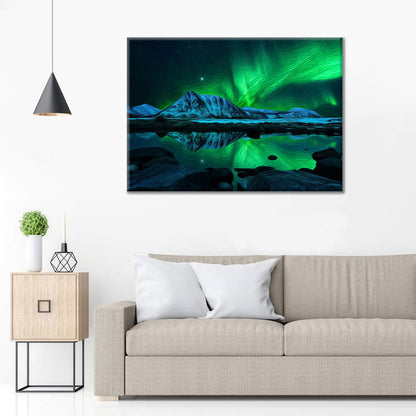 Maľovanie podľa čísel - Hora Aurora