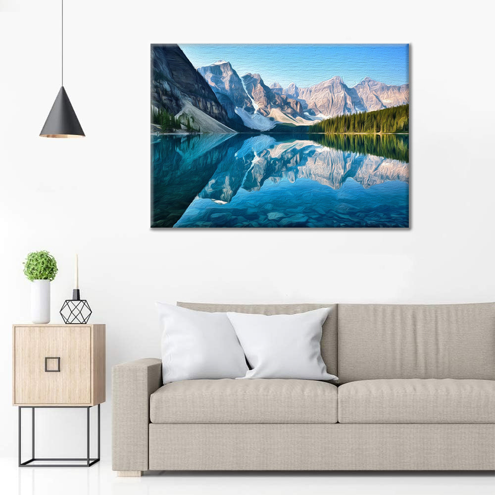 Maľovanie podľa čísel - Moraine Lake