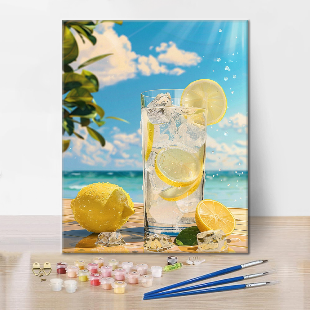 Maľovanie podľa čísel - Limonáda
