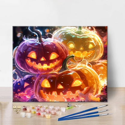Maľovanie podľa čísel - Jack Lantern