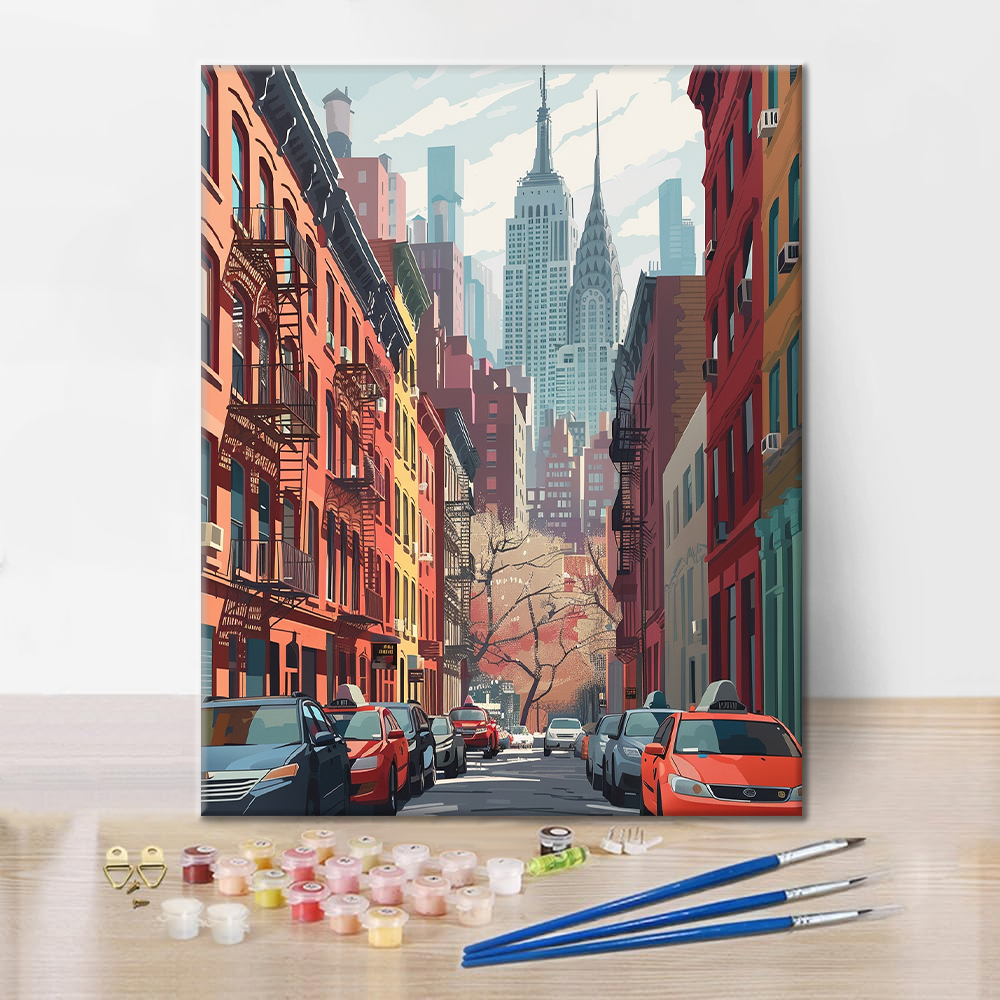 Maľovanie podľa čísel - New York