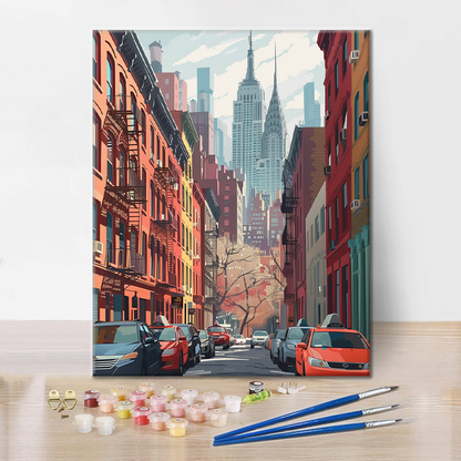 Maľovanie podľa čísel - New York