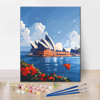 Maľovanie podľa čísel - Sydney