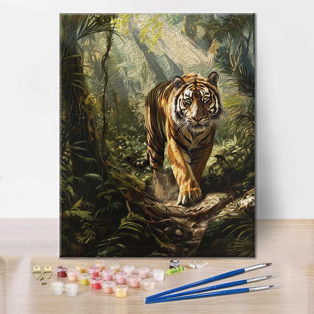 Maľovanie podľa čísel - Bengálsky tiger