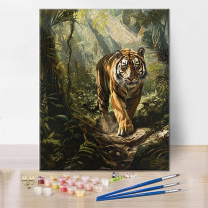 Maľovanie podľa čísel - Bengálsky tiger