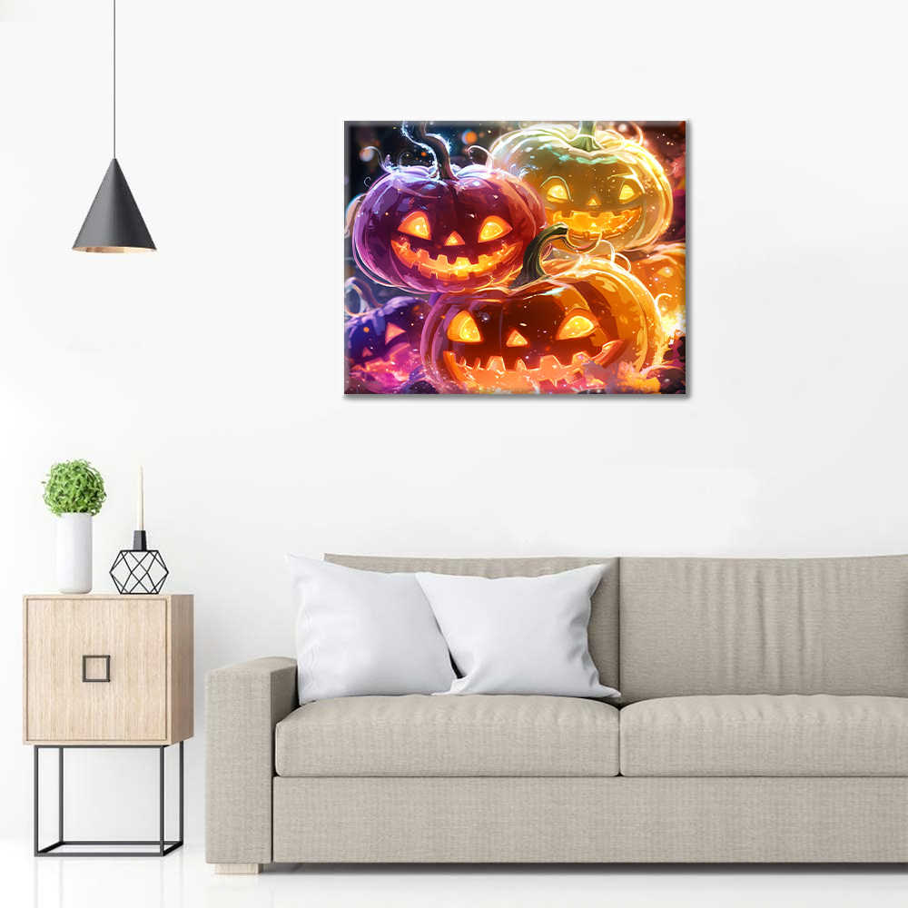 Maľovanie podľa čísel - Jack Lantern