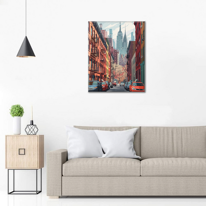 Maľovanie podľa čísel - New York