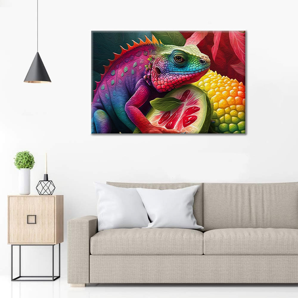 Maľovanie podľa čísel - Digitálny Iguana