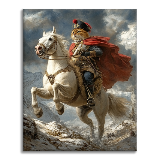 Maľovanie podľa čísel - Mačka Napoleon