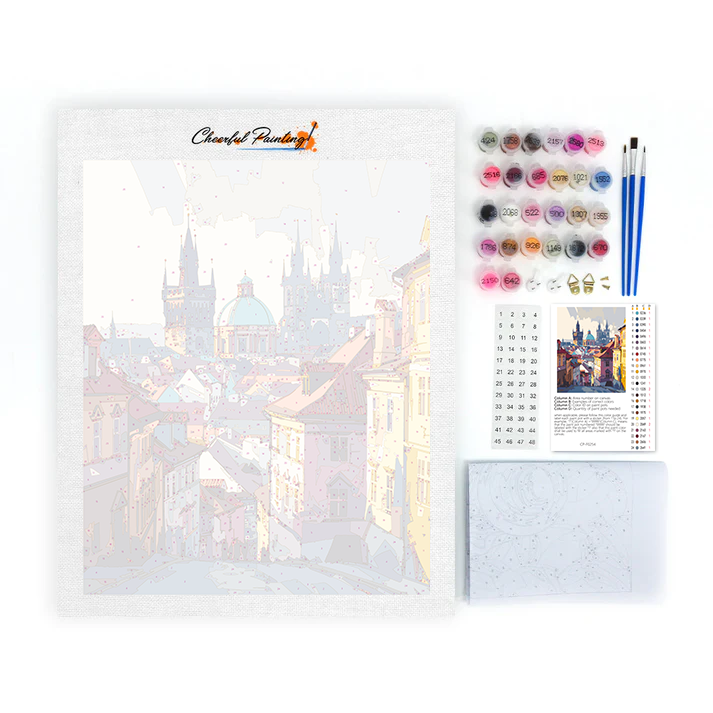Maľovanie podľa čísel - Praha