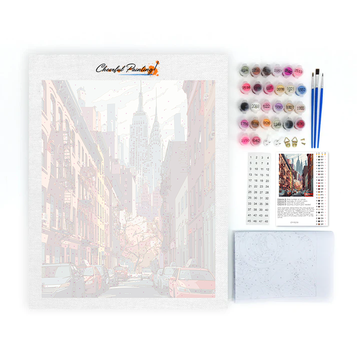 Maľovanie podľa čísel - New York