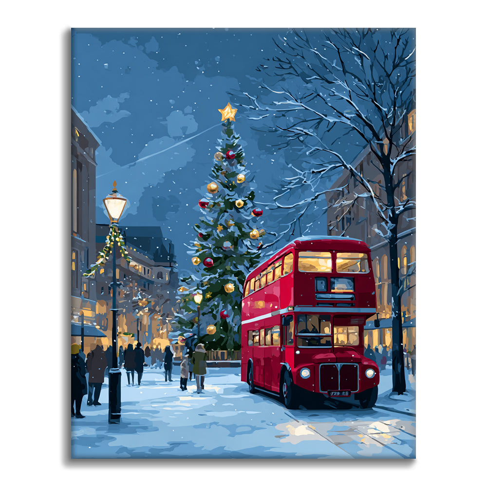 Vianočná jazda – Maľovanie podľa čísiel