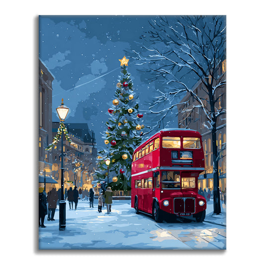 Vianočná jazda – Maľovanie podľa čísiel