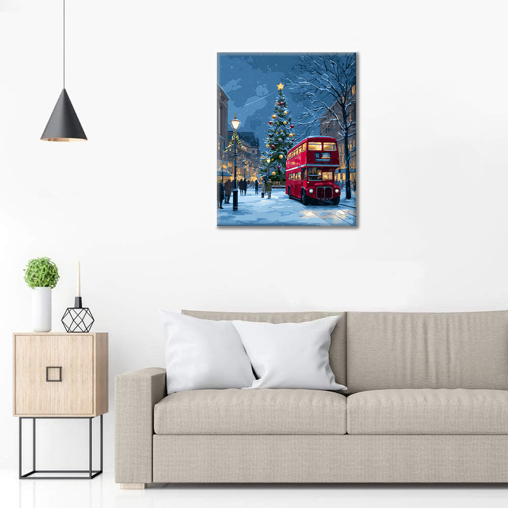 Vianočná jazda – Maľovanie podľa čísiel