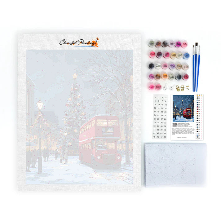 Vianočná jazda – Maľovanie podľa čísiel