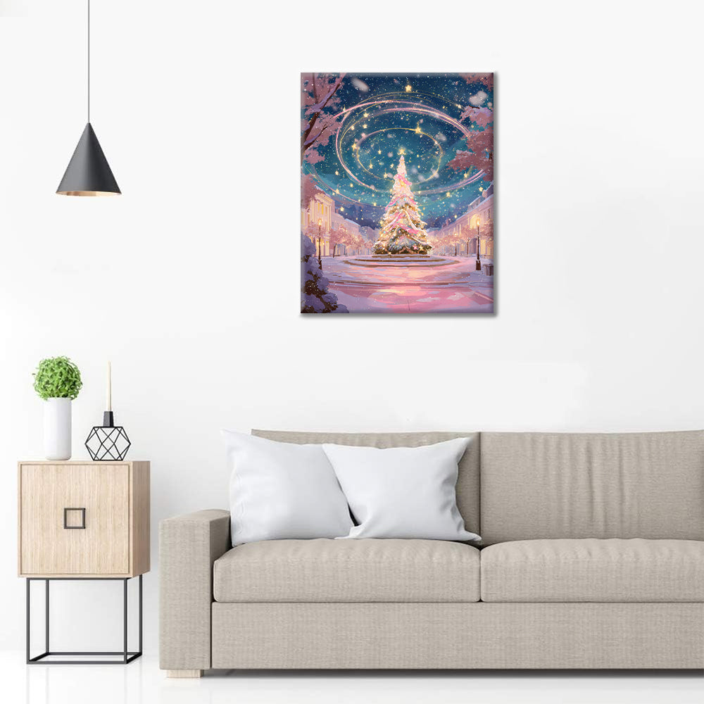 Magický vianočný stromček – Maľovanie podľa čísiel