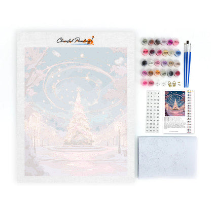 Magický vianočný stromček – Maľovanie podľa čísiel