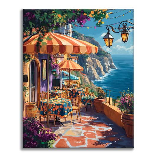 Maľovanie podľa čísel - Cliffside Coffee