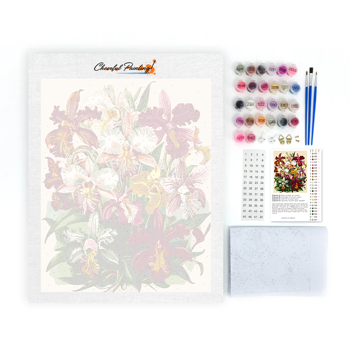 Maľovanie podľa čísel - Orchidee Regali