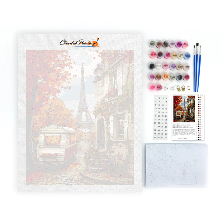 Maľovanie podľa čísel - Parížska jeseň