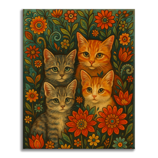 Maľovanie podľa čísel - Bohemian Cats