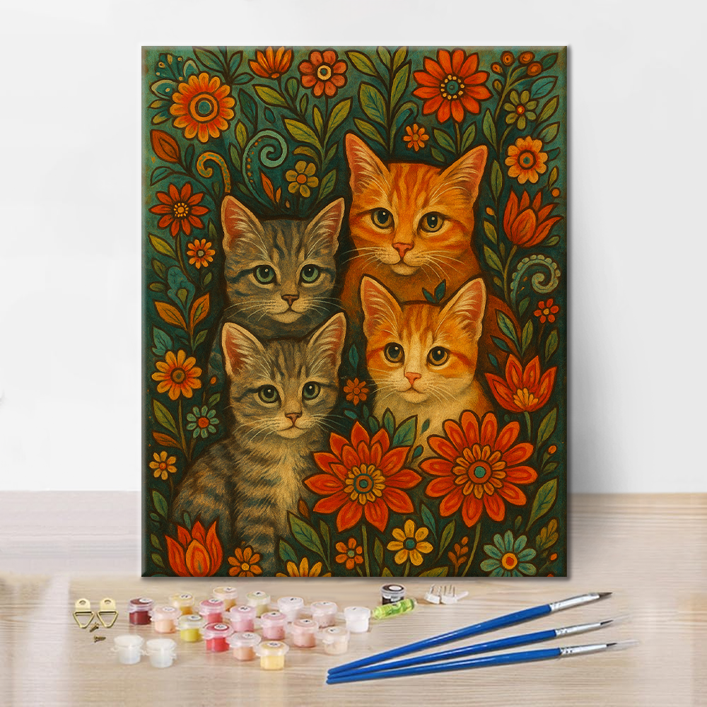 Maľovanie podľa čísel - Bohemian Cats