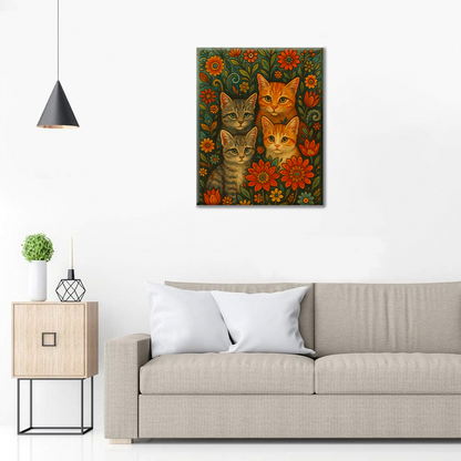 Maľovanie podľa čísel - Bohemian Cats