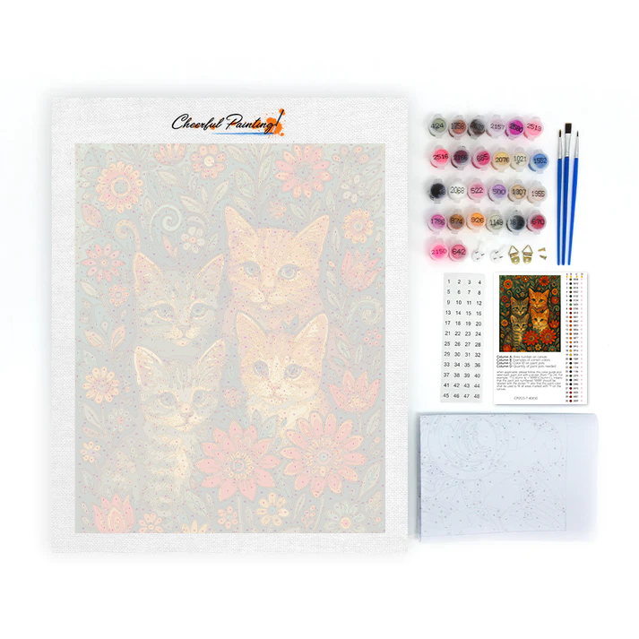 Maľovanie podľa čísel - Bohemian Cats