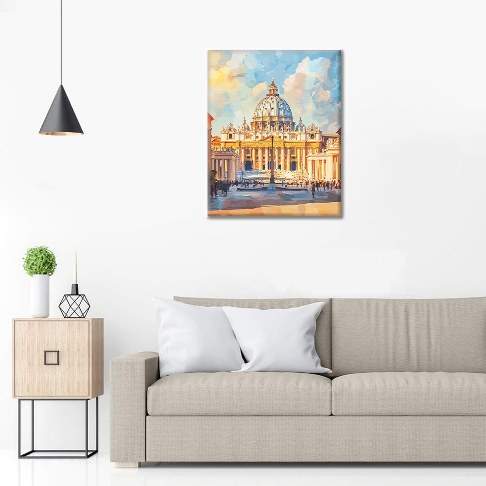 Maľovanie podľa čísel - Bazilika sv. Petra