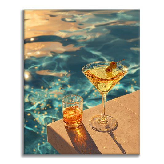 martini - Maľovanie podľa čísel