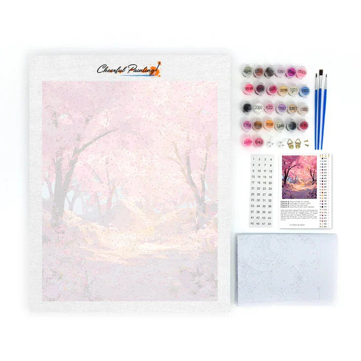 Začarovaná Sakura - Maľovanie podľa čísel