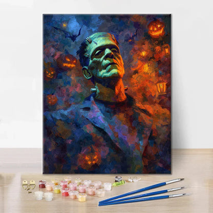 Frankenstein - Maľovanie podľa čísel