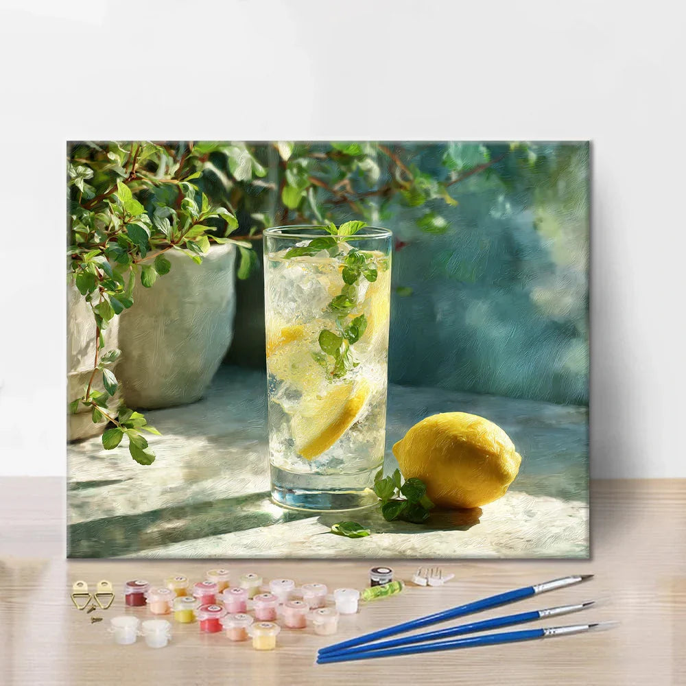 Limonáda - Maľovanie podľa čísel