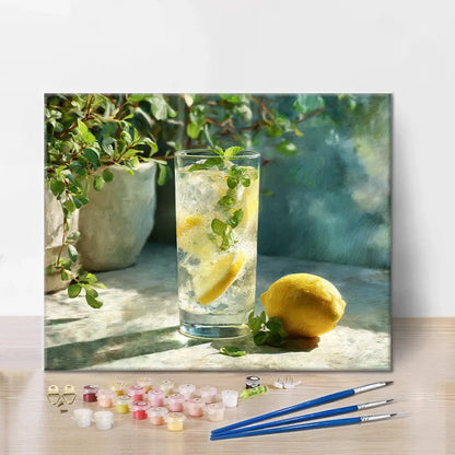 Limonáda - Maľovanie podľa čísel