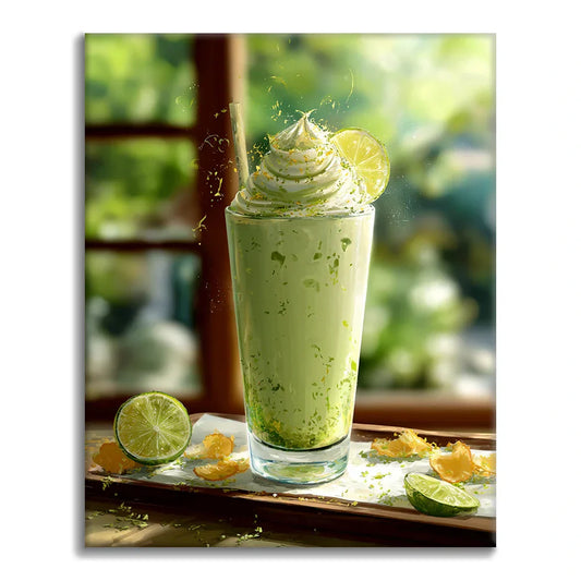 Matcha Smoothie - Maľovanie podľa čísel