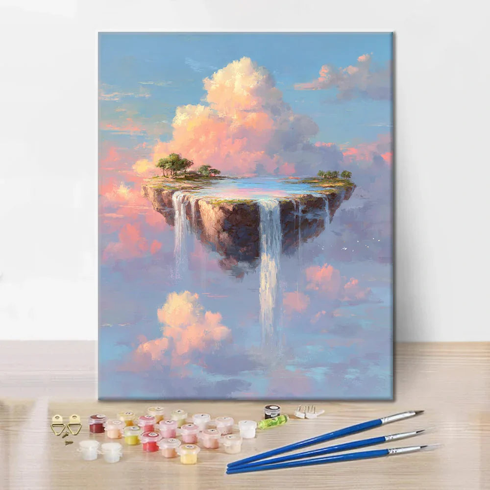 Sky Island - Maľovanie podľa čísel