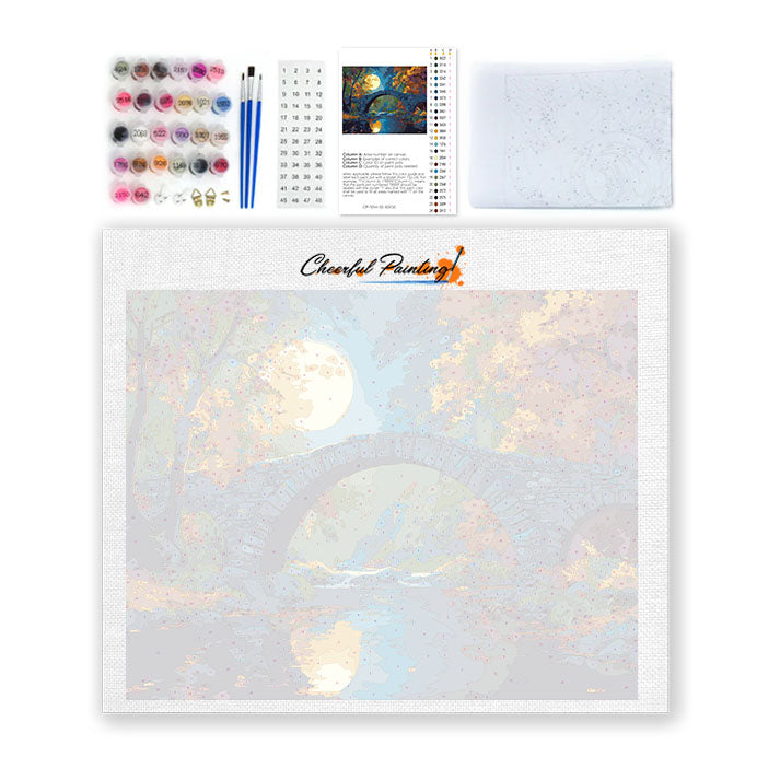 Mesačný most - Maľovanie podľa čísel