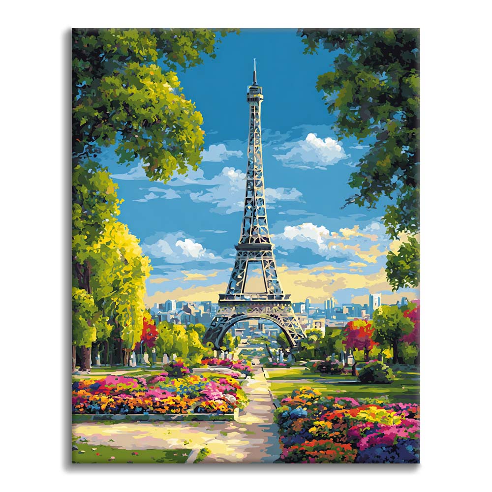 Paríž - Maľovanie podľa čísel